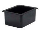 CAMBRO(キャンブロ) キャンブロ コールドフェストフードパン 1/2-15cm 26CFB(110)黒 1個 4132800