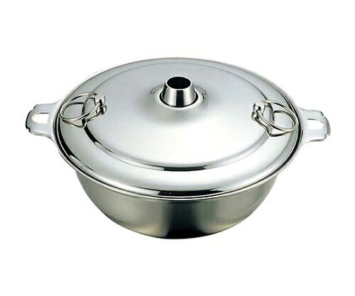本間製作所 K 18-8 しゃぶしゃぶ鍋 30cm 1個 1620700