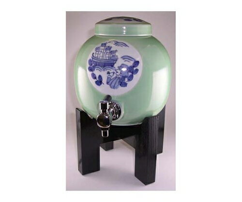 東洋セラミックス 焼酎サーバー 黒塗り台セット 長崎物語 1セット 875700