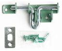 ハイロジック ゲートラッチ 45mm シャフト径:6mm グリーン 1個 JY-439