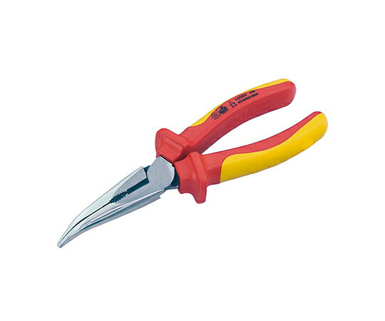 フローバル 絶縁先曲ラジオペンチ 213mm 1個 PZBN-200(833HL-200)