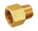 【数量限定/在庫一掃SALE品】アソー 変換内外ソケット PT1/4(外)×NPT1/4(内)【RoHS指令相当品】 1個 NF-3022R(4)