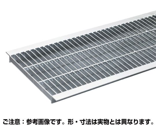 奥岡製作所 溝蓋グレーチング 並目プレーンタイプ U字溝用 14t以下 350×995×50mm 1枚 OKU 36-50S