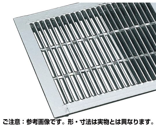 奥岡製作所 桝蓋グレーチング 細目プレーンタイプ 溜桝用 歩道用 315×369×19mm 1枚 OKE-P3 30-19