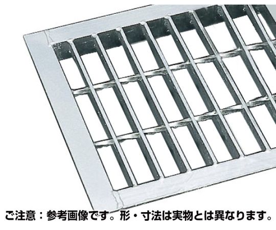 奥岡製作所 桝蓋グレーチング 並目プレーンタイプ 改良桝用 歩道用 285×339×19mm 1枚 OKE 30-19B