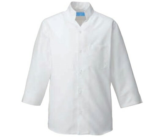 KAZEN シャツ（七分袖男女兼用）　白　3L 1枚 626-10 3L