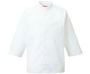 KAZEN シャツコート(男女兼用) 白 3L 1枚 APK205-10 3L
