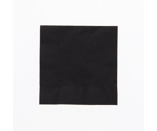 オリエンタル紙業 カラー2PLYナプキン ブラック 約25cm 50枚 1パック(50枚入) 004710249