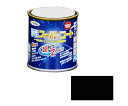 アサヒペン 水性スーパーコート 1/12L (ツヤ消し黒) 1個