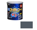 アサヒペン 水性スーパーコート 1.6L (グレー) 1個