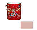 アサヒペン 油性スーパーコート 1.6L (シャドーピンク) 1個