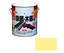 アサヒペン 油性鉄部・木部用EX 1.6L (クリーム色) 1個
