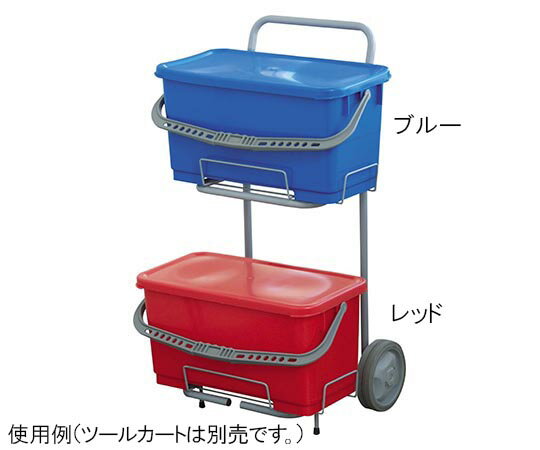 山崎産業（コンドル） ツールカート バケットキャリー用バケツ R(レッド) 1個 CL662-000X-MB-R