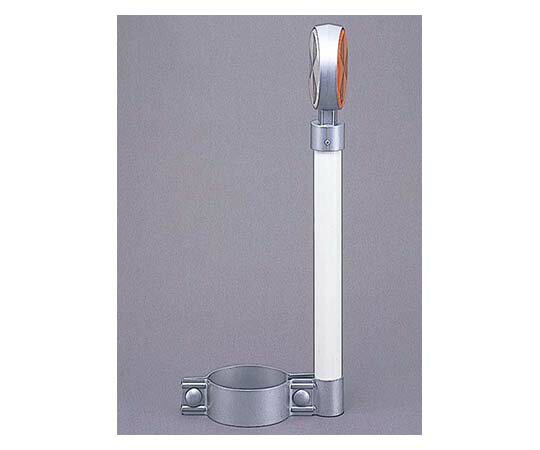 キャットアイ 一般型デリニェーターφ100　両面　GR親子バンド式　鋼管（白）φ38.1×325mm　親子バンド1..