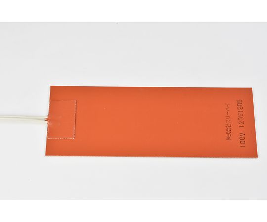ThreeHigh 【シロキサン対策品】シリコンラバーヒーター　【リード線延長5m】100V　120W　75mm×200mm　リード線5m 1枚 SR100-120-75-200-L5-B