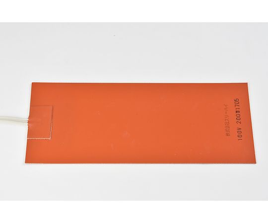 ThreeHigh 【シロキサン対策品】シリコンラバーヒーター　【両面テープ付き、リード線延長3m】100V　200W　100mm×250mm 1枚 SR100-200-100-250-P-L3-B