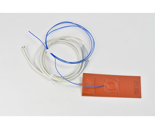 ThreeHigh 【シロキサン対策品】シリコンラバーヒーター 【熱電対3m、リード線延長3m】 100V 50W 50mm×125mm 1枚 SR100-50-50-125-K3-B