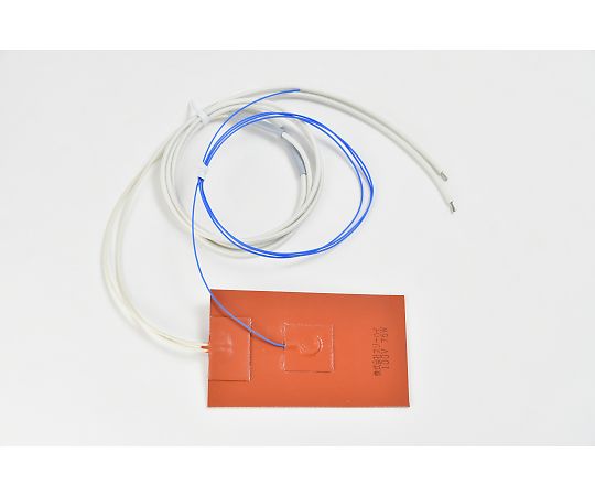 ThreeHigh 【シロキサン対策品】シリコンラバーヒーター　【両面テープ付き、熱電対1m、リード線延長1m】　100V　75W　75mm×125mm 1枚 SR100-75-75-125-P-K1-B