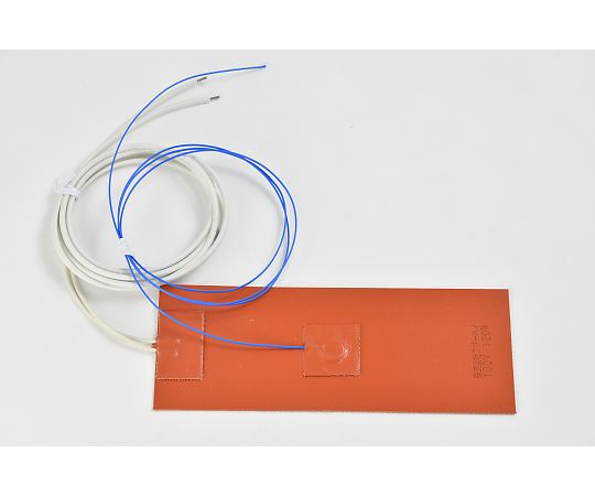ThreeHigh 【シロキサン対策品】シリコンラバーヒーター　【両面テープ付き、熱電対1m、リード線延長1m】　100V　120W　75mm×200mm 1枚 SR100-120-75-200-P-K1-B