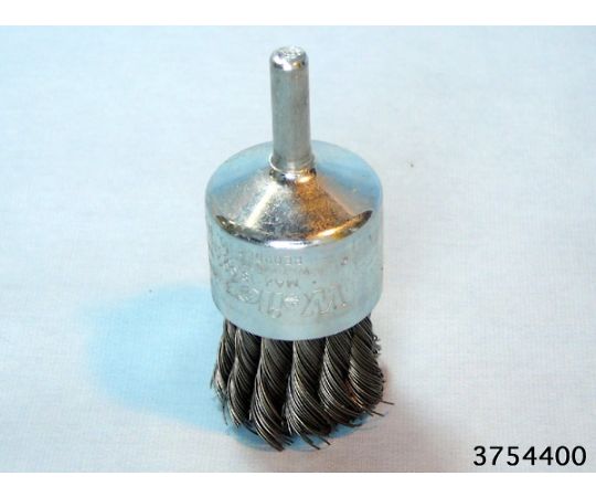 バーテック ノット型（ヒネリ）軸付きエンドブラシ 1個 MEBB-41A 30X6 SW0.35