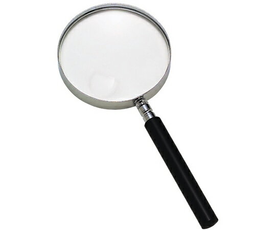 クリアー光学 手持ちカナ枠ルーペ 拡大鏡 プラレンズ 3倍 小玉4.5倍 50mm 1個 RR-50