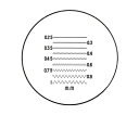 クリアー光学 ガラススケール Φ35mm (タイプ10) 1個 P-210N(4)