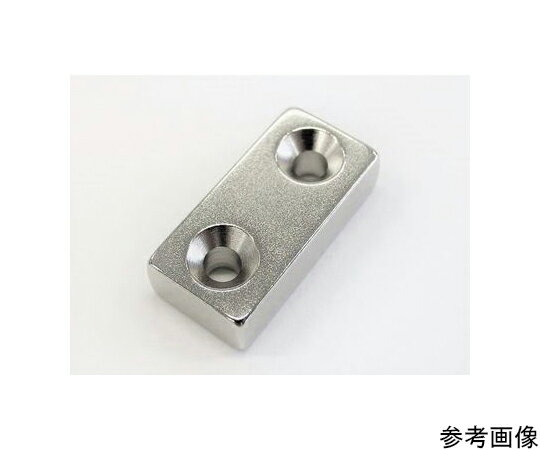 二六製作所 ネオジム 25×12×6-2×M3皿穴(N40) 皿ボルト付 5個入 5個入 NK285