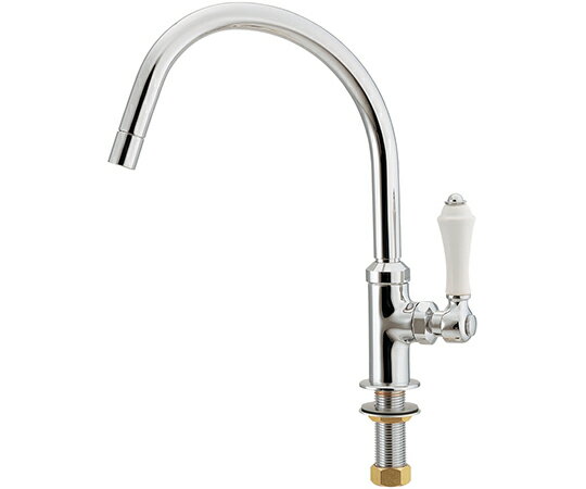 カクダイ 立形スワン水栓 1個 700-808-13