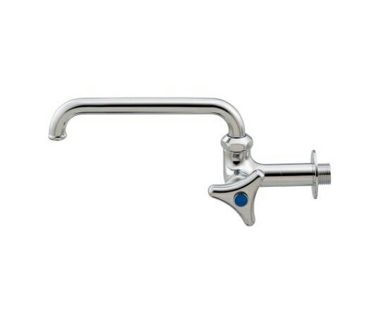 カクダイ 胴長横形自在水栓 1個 707-617-13