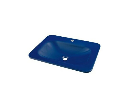 カクダイ 角型洗面器　ロイヤルブルー 1個 #MR-493220B