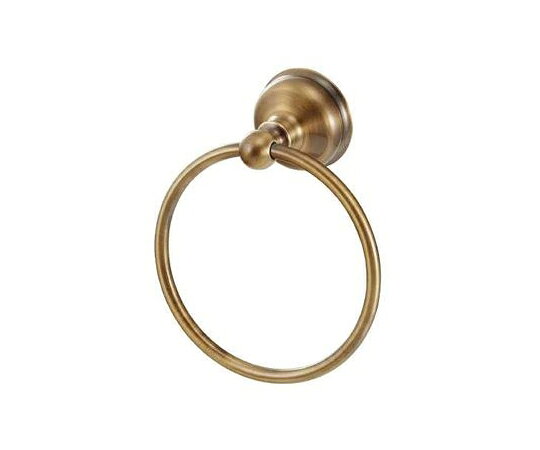 カクダイ タオルリング　オールドブラス 1個 206-716
