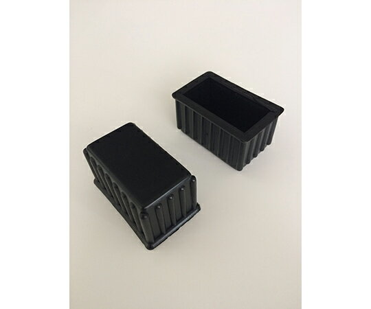 ツチノ 脚キャップ　黒　長角型　24×45mm 1パック 51-121