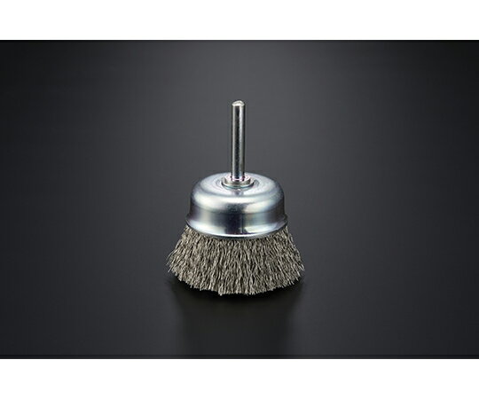 椿本 ステンレス軸付カップブラシ　φ40mm 1個 CSS-040