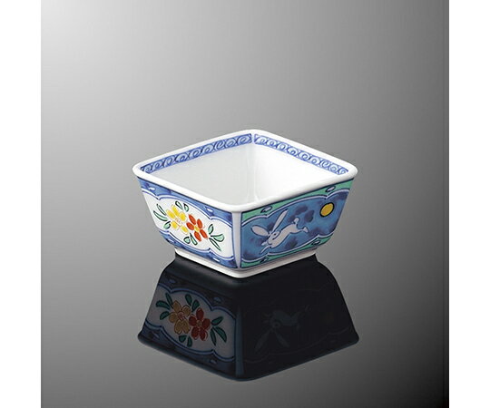 国際化工 角小鉢 小 花うさぎ 1個 T 22-HUG