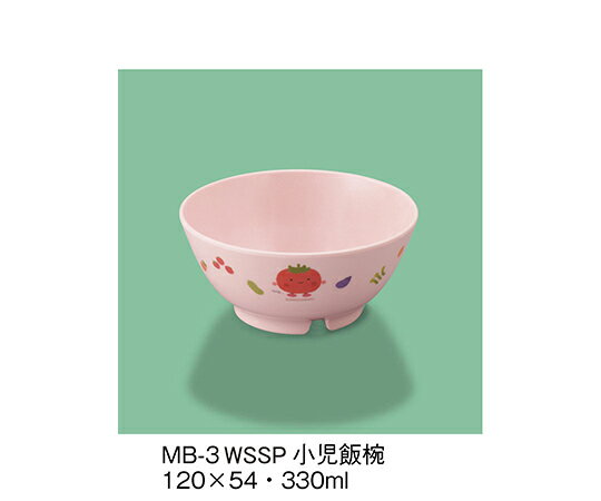 Western Tableware - 三信化工 小児飯椀　サラダっこピンク 1個 MB-3_WSSP