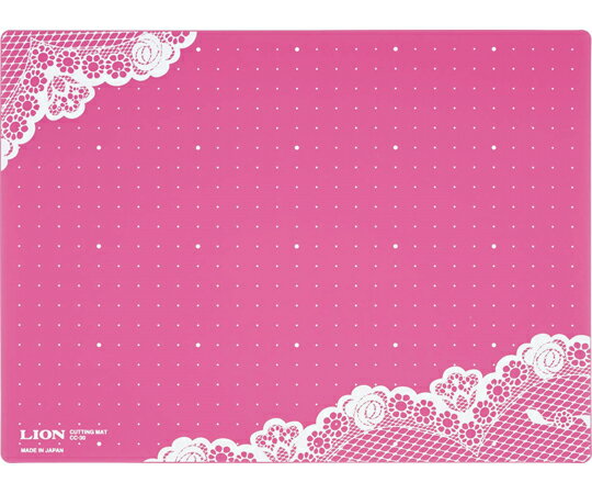 ライオン事務器 カラーカッティングマット　ピンク 1枚 CC-30