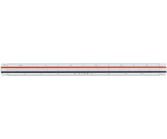 ライオン事務器 建築士用　三角スケール 1本 No.546