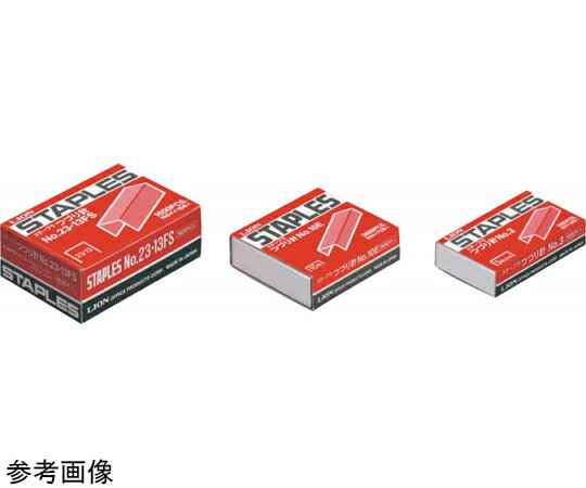 ライオン事務器 ステープラ綴針 ステープラつづり針 1箱(1600本入) No.23-13FS