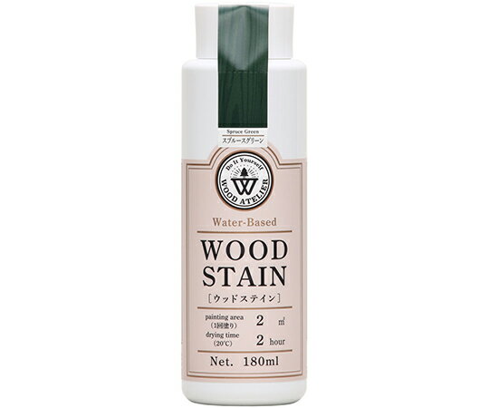 和信ペイント Wood　Atelier　ウッドステイン　WS-22　スプルースグリーン　180mL 1個 #800672