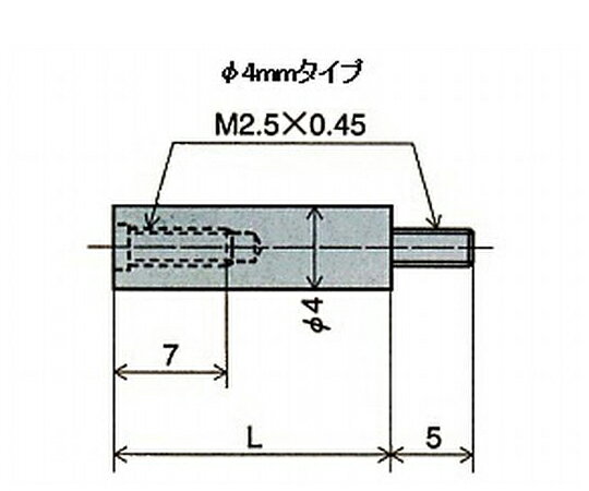 ●継足計：4タイプ●全長：50mm
