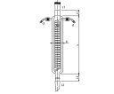 旭製作所 二重管 冷却器 ウォーターコネクター仕様 300mm SQG-24/30 1個 3453-300W-4M-9
