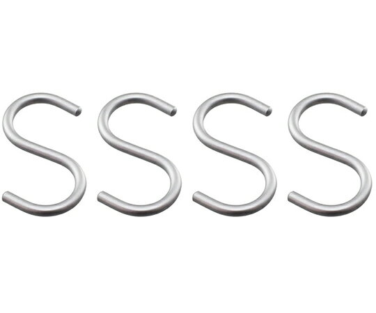 ハイロジック アルミSフック　小　シルバー　4本入 1セット(4本入) 95354