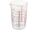 HARIO 耐熱ガラス製メジャーカップ 500mL 24個セット 1箱(24個入) MJC-50-R-BK
