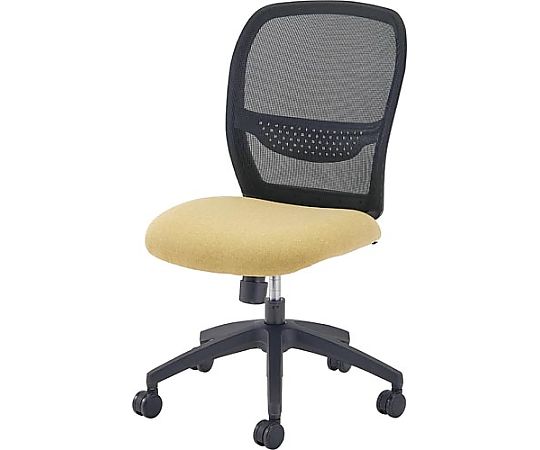 CLOVE ルーナメッシュリビング　肘なし　イエロー 1脚 Z-TCR350-Y