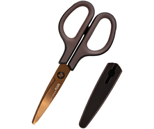 【PLUS】 はさみ フィットカットカーブ チタンコート チタンブラウン SC-175ST(34519)