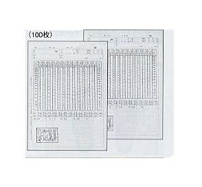 良導絡カルテ（両面）100枚