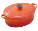 ル・クルーゼ ル・クルーゼ トラディション ココットオーバル 25cm 2502-25-09 オレンジ 1個 4514330