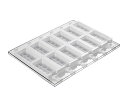 シリコマート シリコマート ステッコフレックス チョコスティック(6ヶ取×2枚入)GEL02 1セット 558670