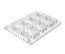 シリコマート シリコマート ステッコフレックス パタ(4ヶ取×2枚入)GEL06 1セット 558700