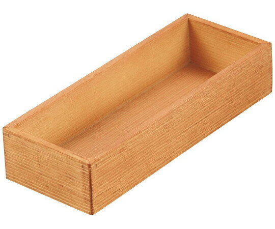 江部松商事 木製　千筋カトラリーボックス　薄茶 1個 1655000